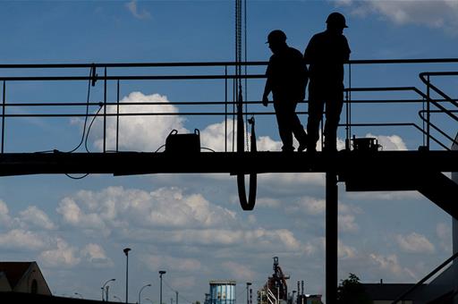 Trabajadores del sector de la construcción
